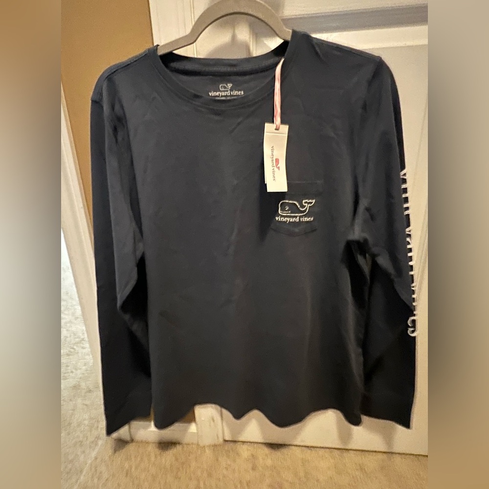 Vineyard Vines Women’s Navy Long Sleeve Tee NWT